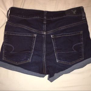 Hi-rise AE jean shorts